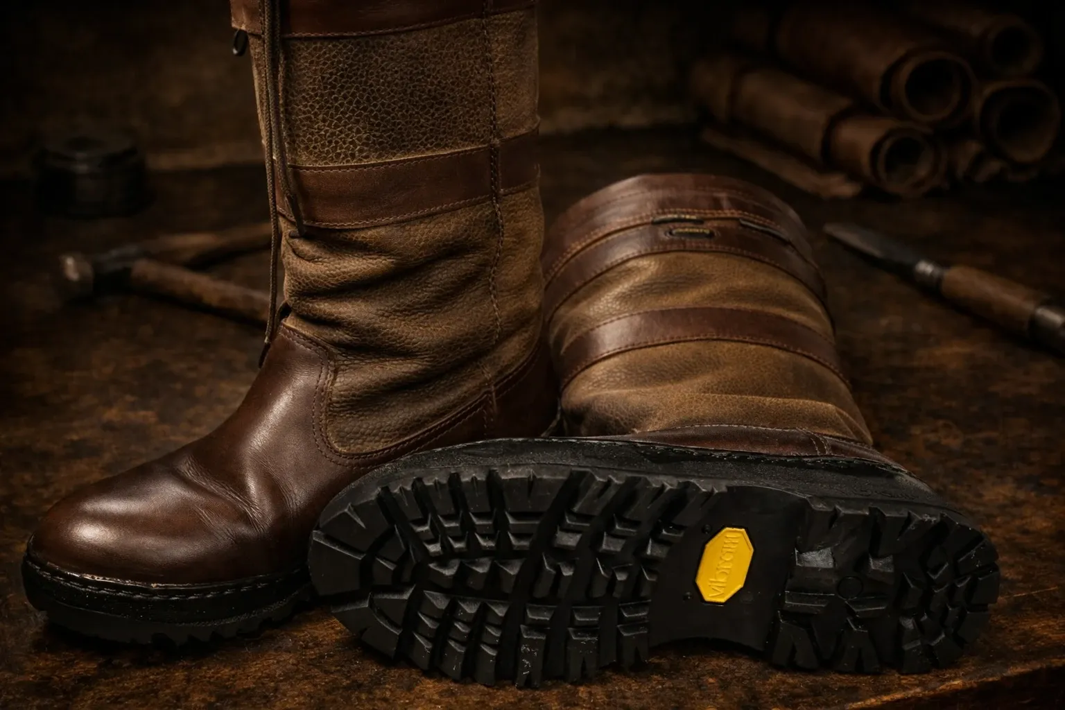 Laars met Vibram zool